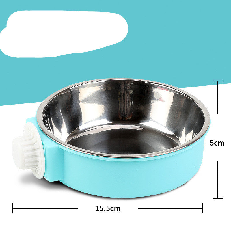 Cage-Mount Food and Water Bowl, for dogs and cats.