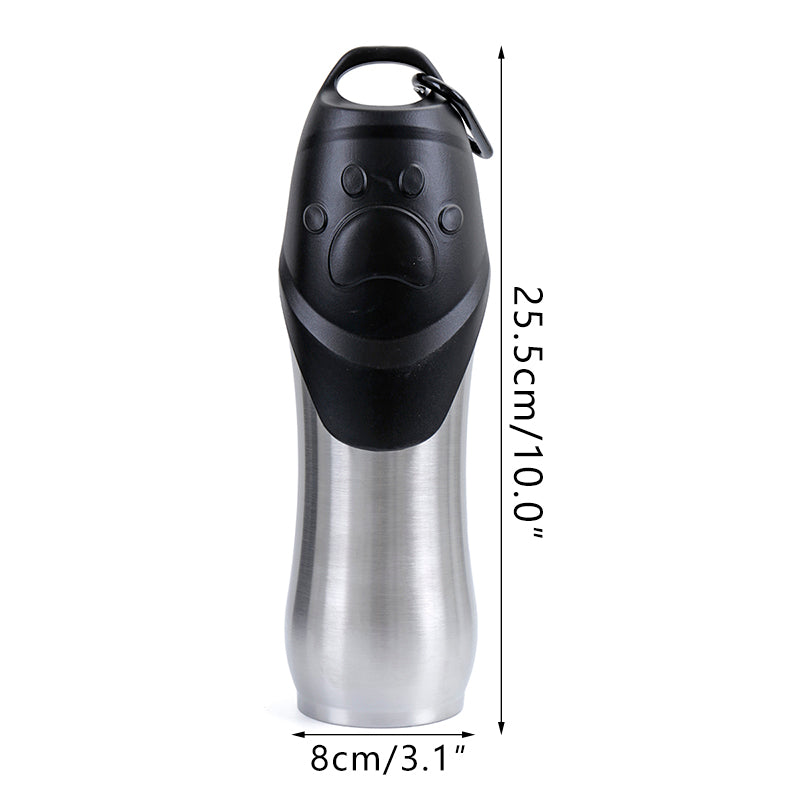 Stainless Steel Water Bottle for Dogs and Cats