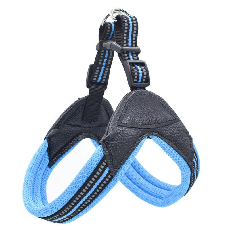 Reflective Mesh Harness and Leash Set, for dogs.