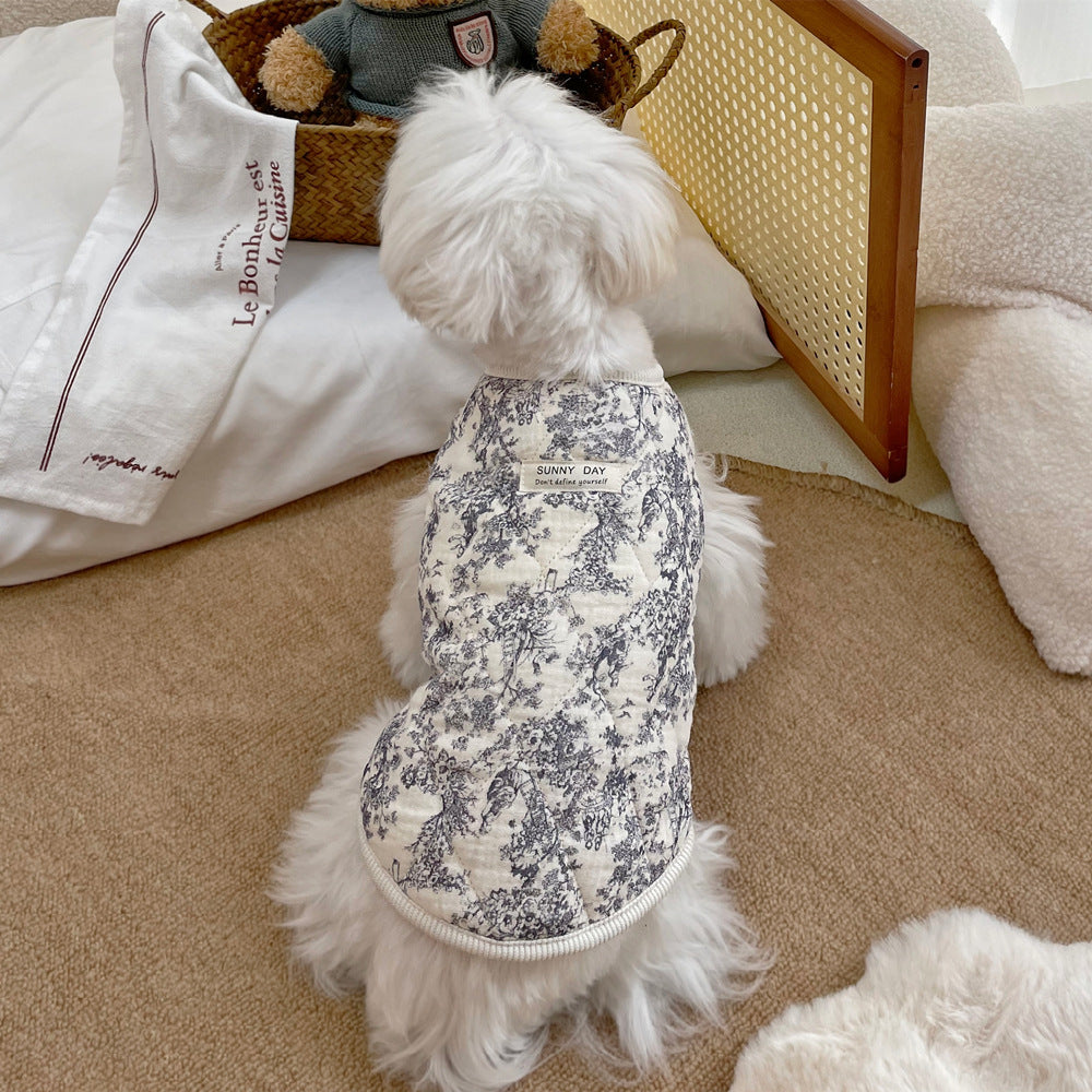 Cotton Padded Jacket, for dogs.