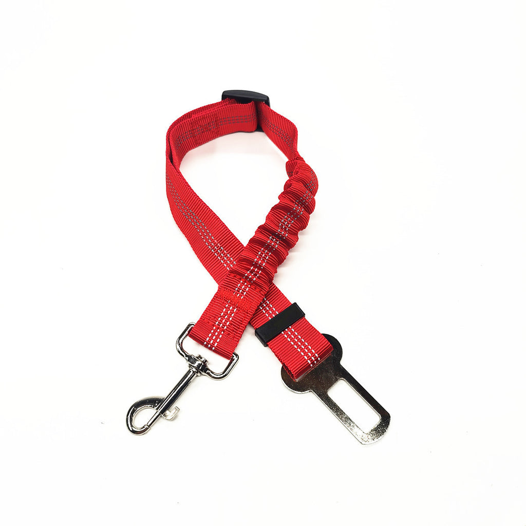 Reflective Elastic Car Seat Belt Leash for Dogs
