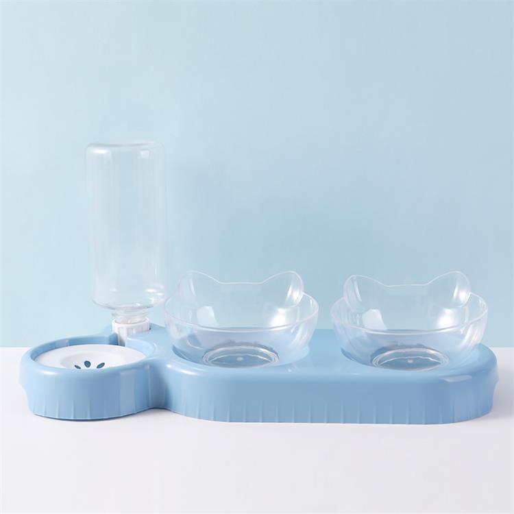 Raised Double Food Bowl, for dogs and cats.