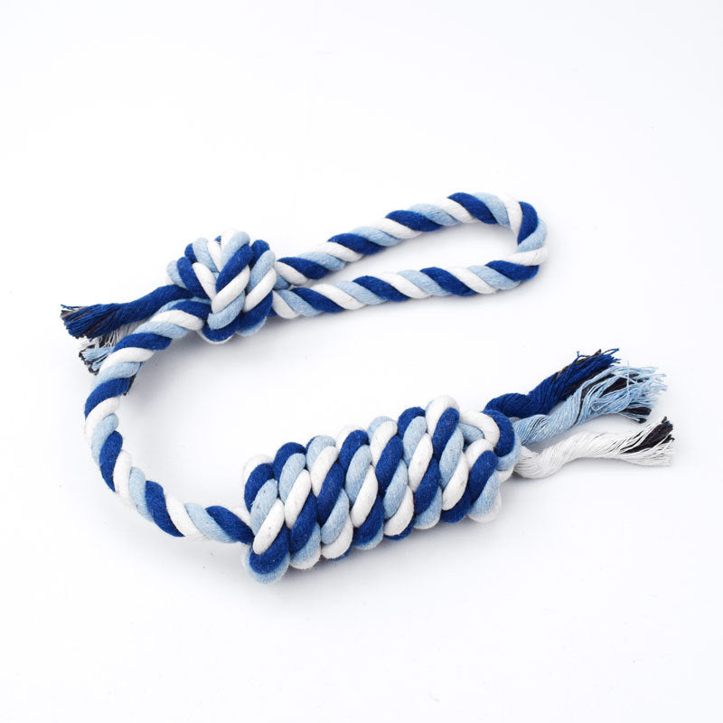 Pure Cotton Rope Knot Toy, for dogs.