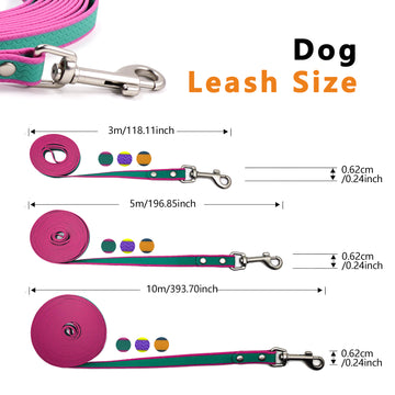 Waterproof PVC Long Training Leash – 10/20/30 ft Recall Lead – lifestyle photo