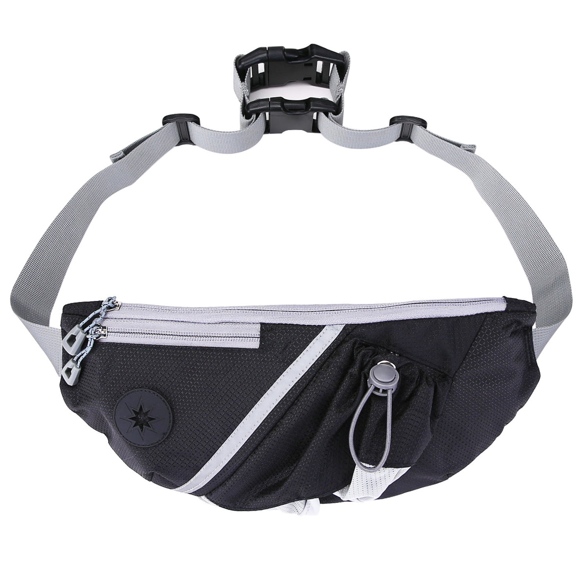 Hands-Free Running Leash with Waist Fanny Pack, for dogs.