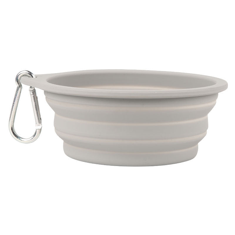 Foldable Silicone Travel Bowl, for dogs.