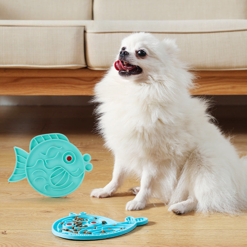 TPR Licking Pad Slow Feeder, for dogs and cats.