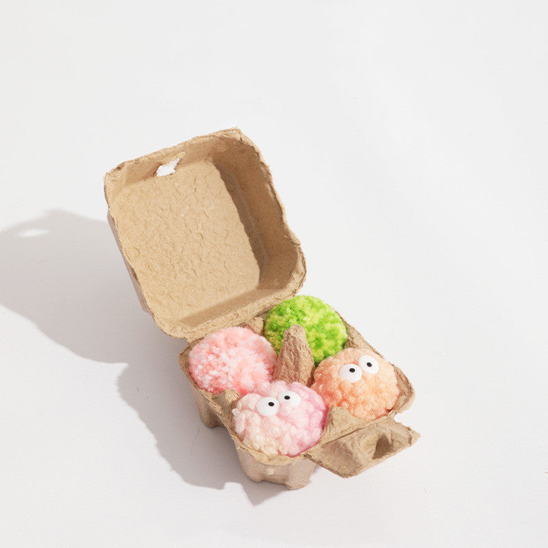 Plush and EVA Ball Toys with Built-In Bell, for dogs.