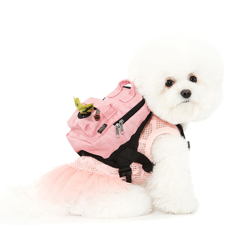 Washable Square Pet Backpack, for dogs.