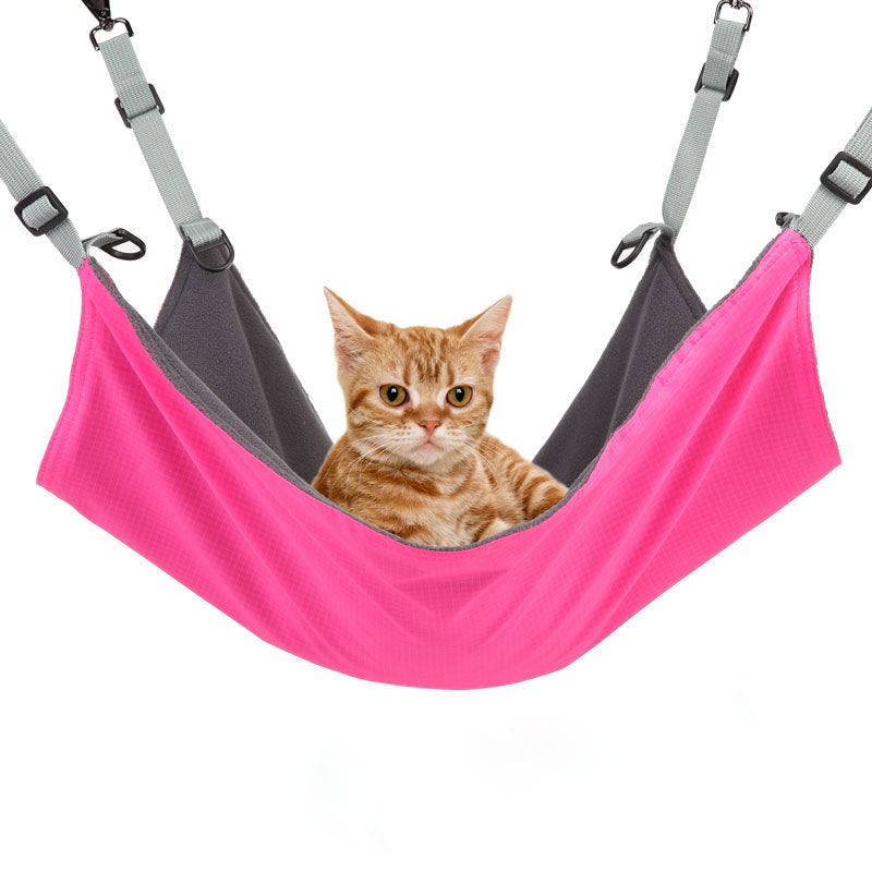 Reversible Hanging Pet Hammock for Cats and Dogs