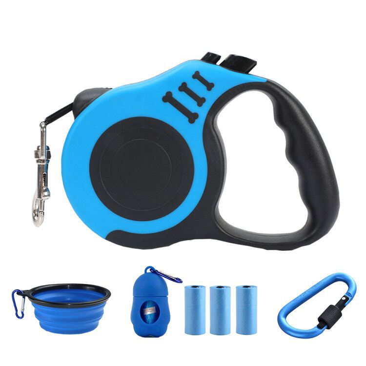 Retractable 5-Meter Leash for Small and Medium Dogs, for dogs and cats.