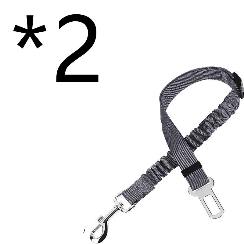 Adjustable Nylon Car Seat Belt Tether for Dogs
