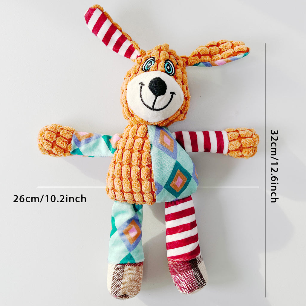 Plush Squeaky Chew Toy for Small and Large Dogs, for dogs.