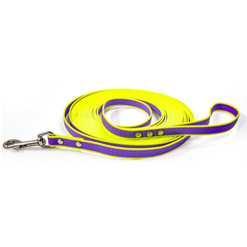 Waterproof PVC Long Training Leash – 10/20/30 ft Recall Lead – close-up