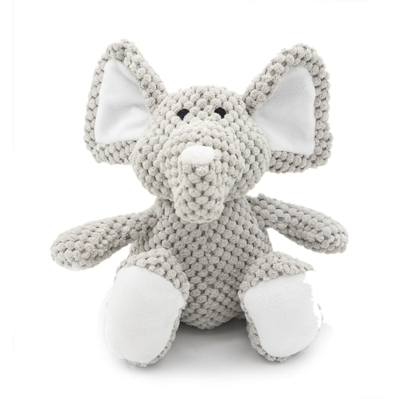 Plush Animal Squeaky Chew Toy, for dogs.