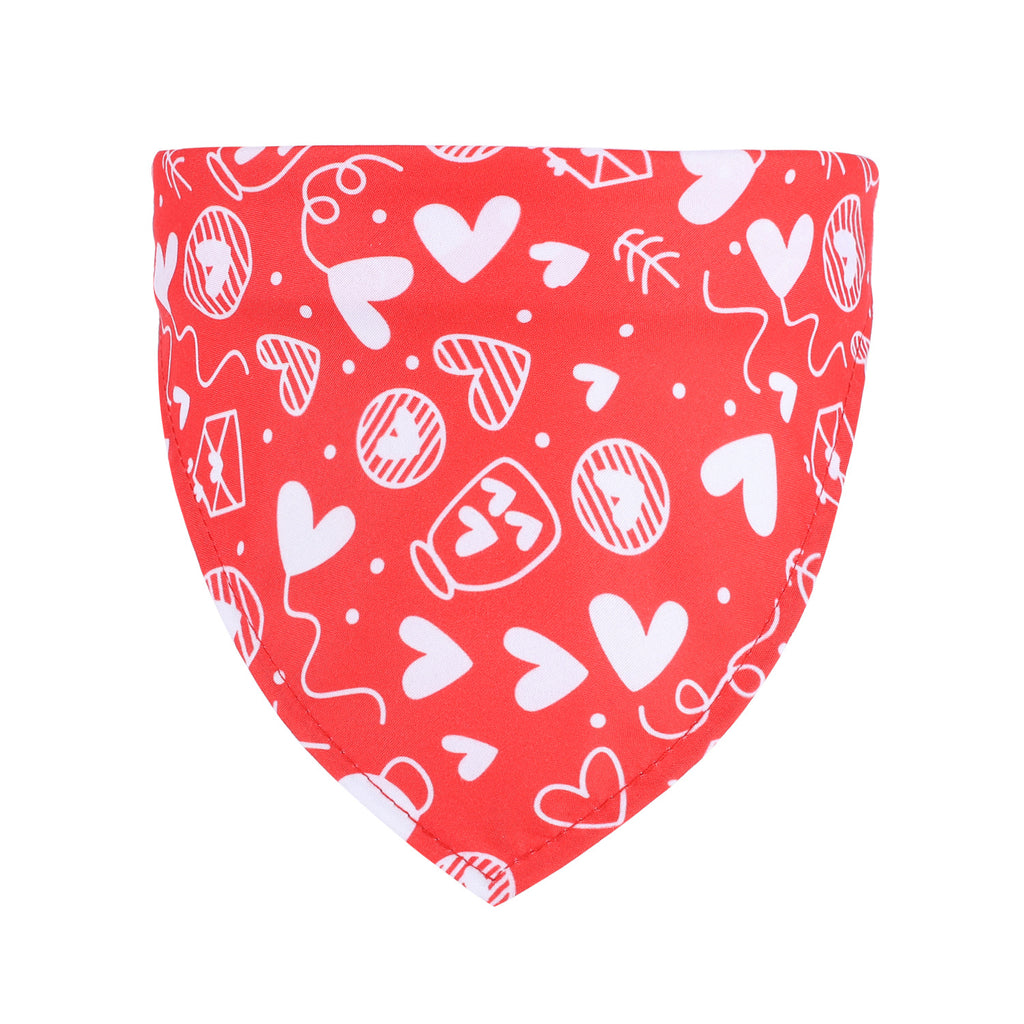 Polyester Triangle Bandana Scarf, for dogs and cats.