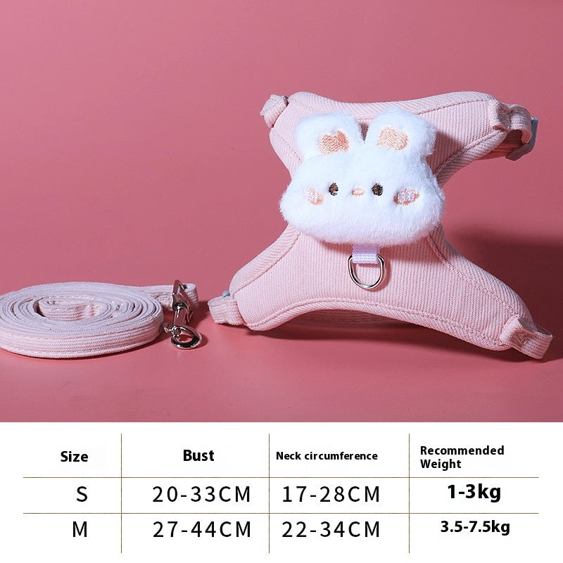 Corduroy Cat Walking Leash, for cats.