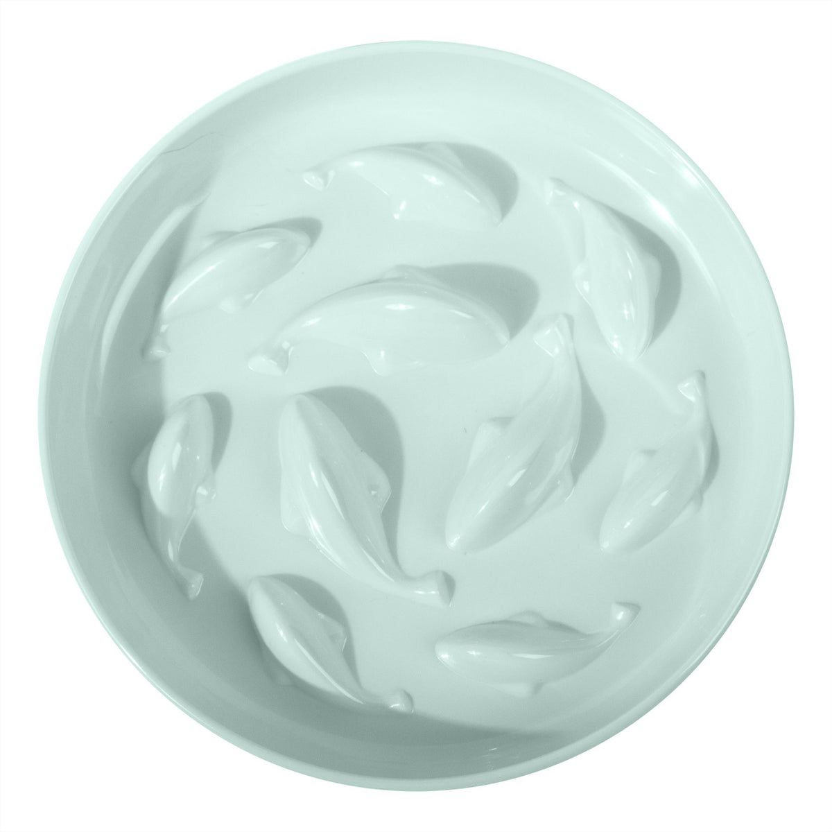 Goldfish-Shaped Slow Feeder Bowl, for dogs and cats.