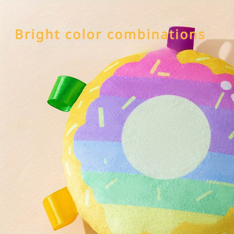 Cartoon Plush Flying Disc Toy, for dogs.