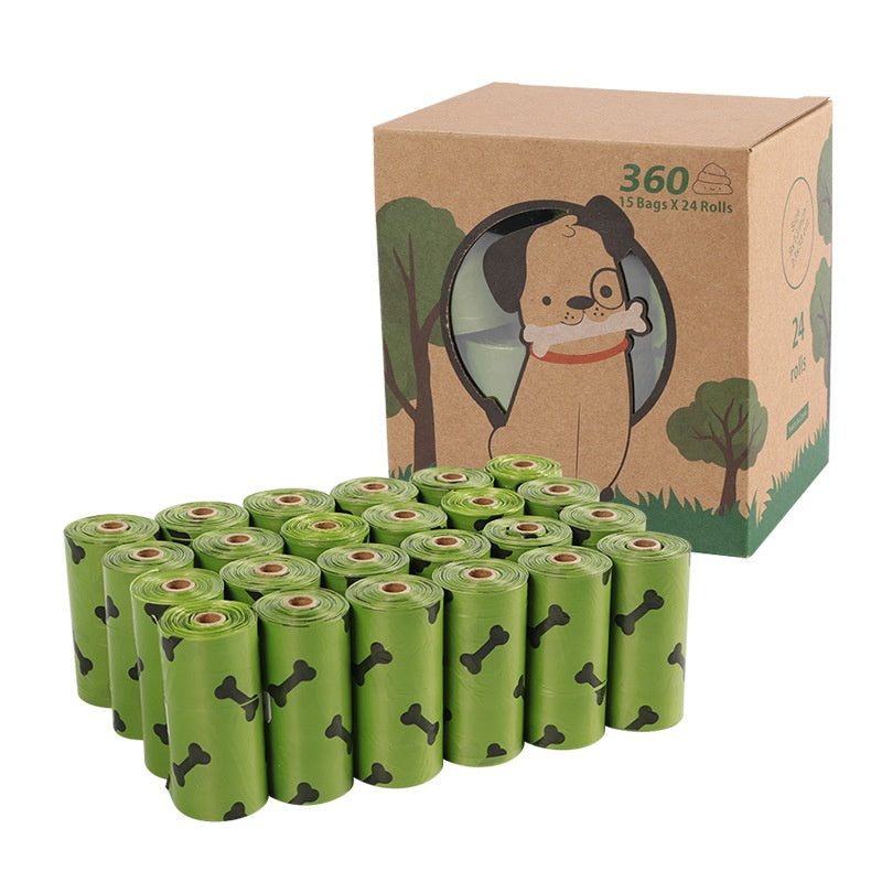 Thickened Dog Poop Bags with Dispenser Options, for dogs.