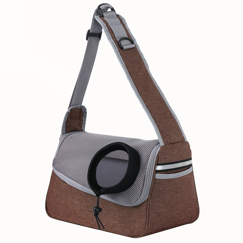 Oxford Cloth One-Shoulder Crossbody Bag, for cats.