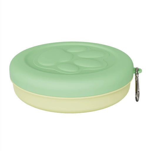Portable Pet Food & Water Bowl – Outdoor Travel Snack Box – detail view