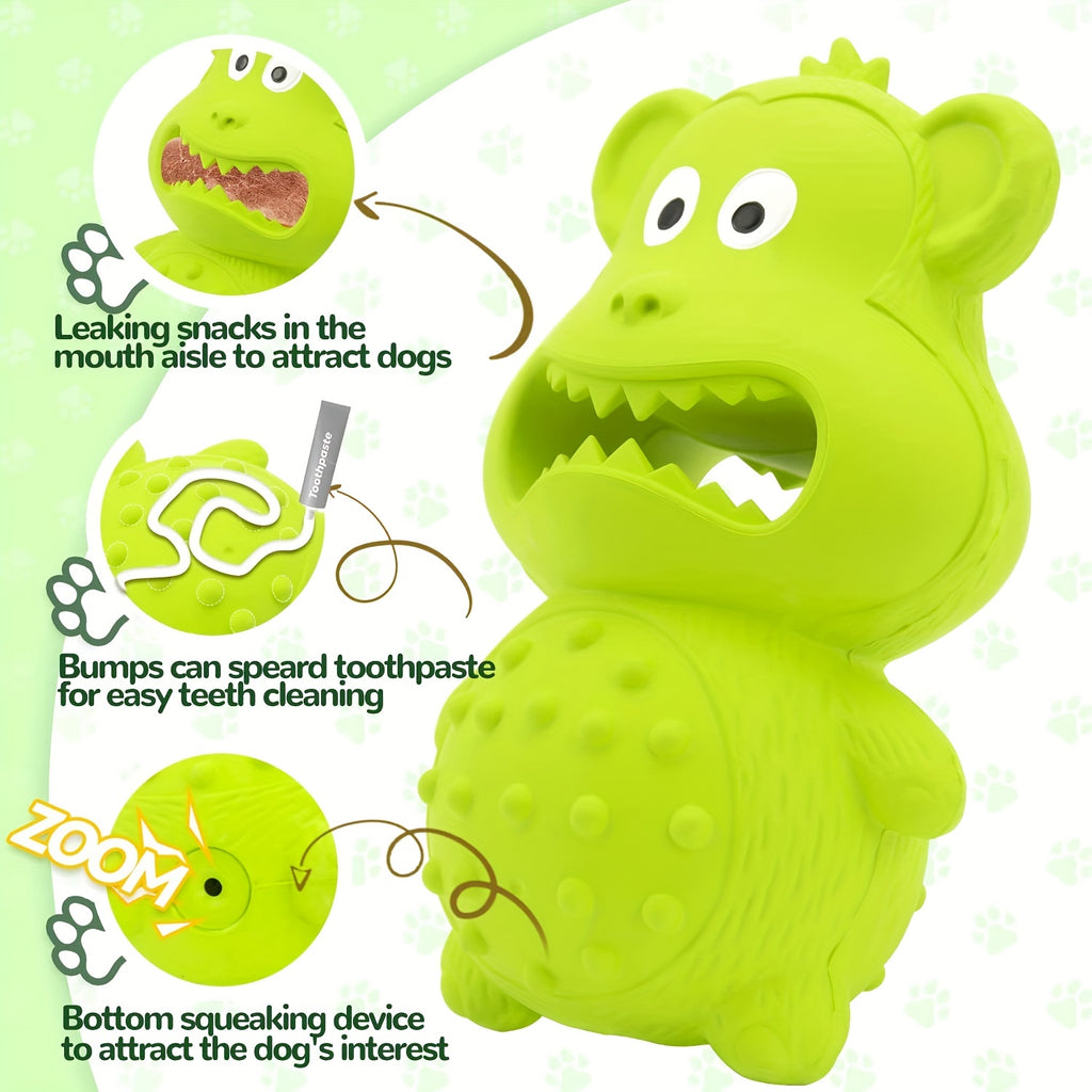 Durable Rubber Monkey Chew Toy for Medium to Large Dogs, for dogs.