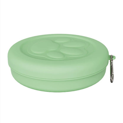 Pet Outdoor Portable Dog Food Bowl Snack Box Feeding Food Water