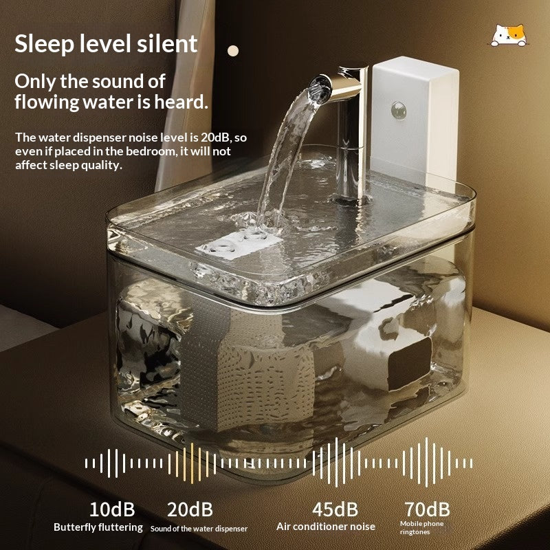 Wireless Sensor Smart Water Fountain, for cats.