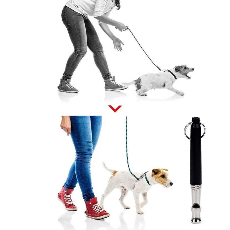 Adjustable Ultrasonic Training Whistle, for dogs.