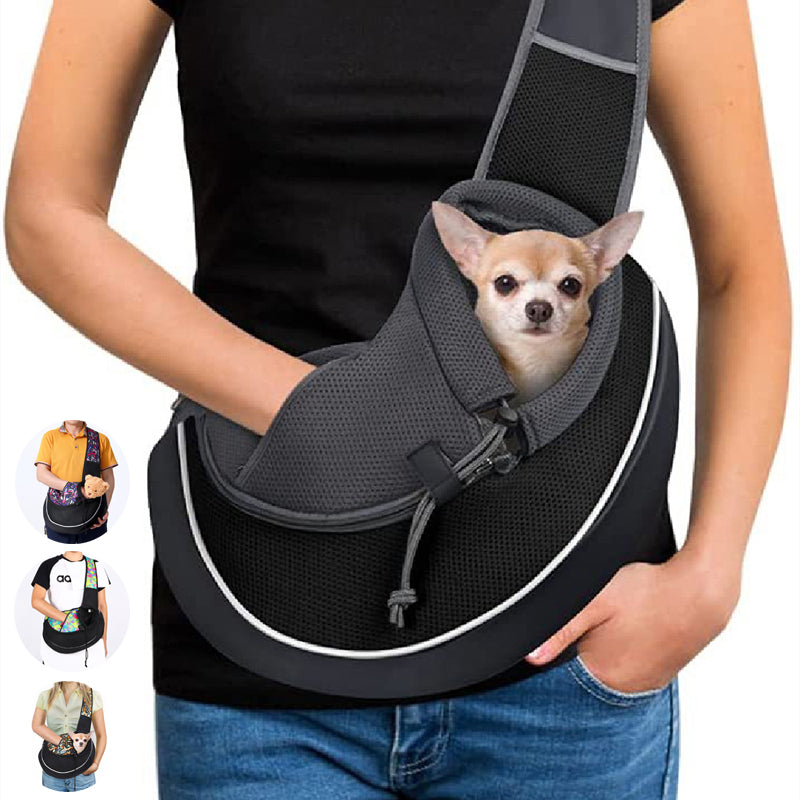 Breathable Crossbody Carrier Bag for Dogs and Cats