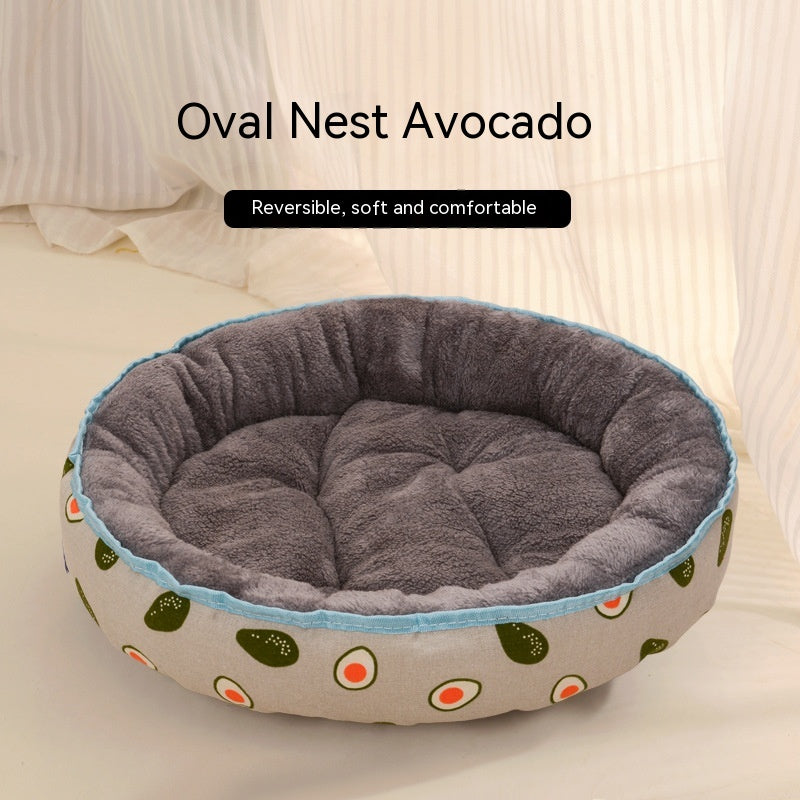 Soft Cloth Cat Nest Bed for Year-Round Sleeping, for cats.