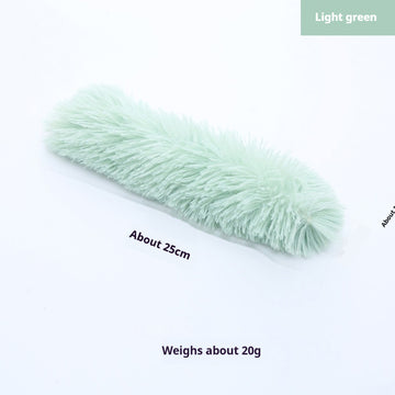 Plush Catnip Pillow Toy – Crinkle Sound Cat Kicker – angle view