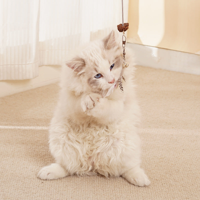 Interactive Treat-Dispensing Puzzle Toy, for cats.