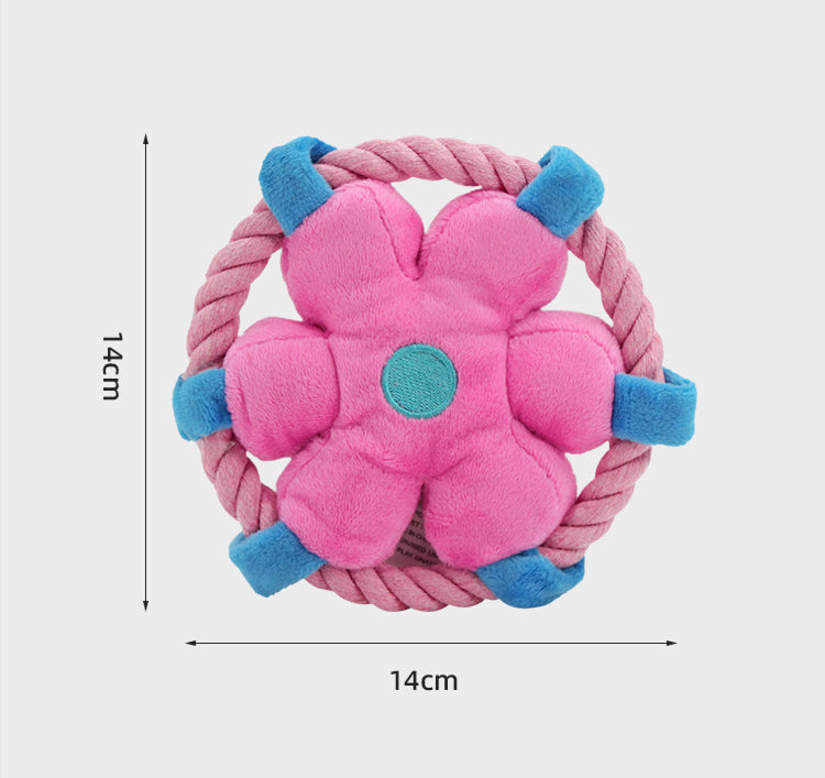 Squeaky Plush Animal-Shape Chew Toy, for dogs.