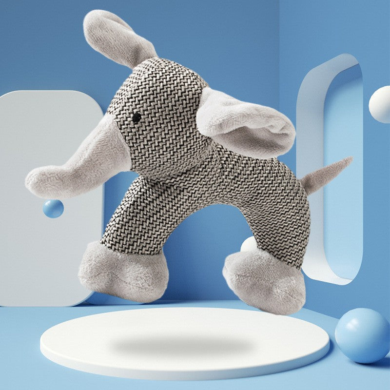 Plush Squeaky Dog Toy for Molar Play and Boredom, for dogs.