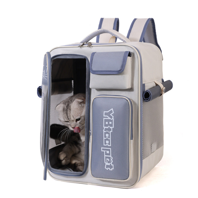 Breathable Backpack Carrier, for cats.