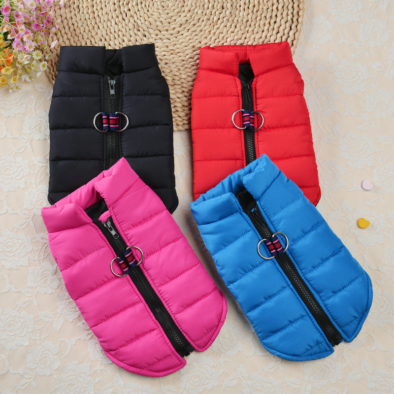 Zip-Up Polyester Vest, for dogs.