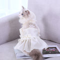 3D Flower-Trim Skirt, for cats.