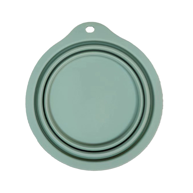 Foldable Silicone Travel Bowl, for dogs.