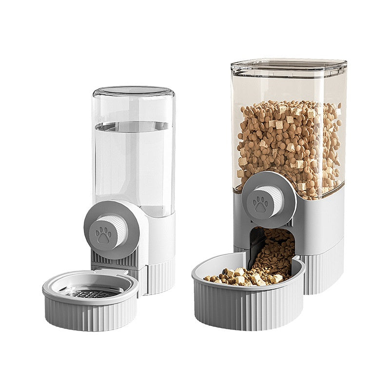 Hanging Cage Feeding and Drinking Bowl, for dogs and cats.