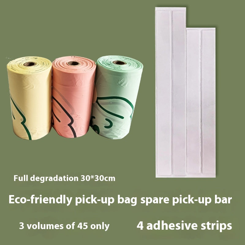 Dog Waste Bag Dispenser with Pickup Stick Option, for dogs.