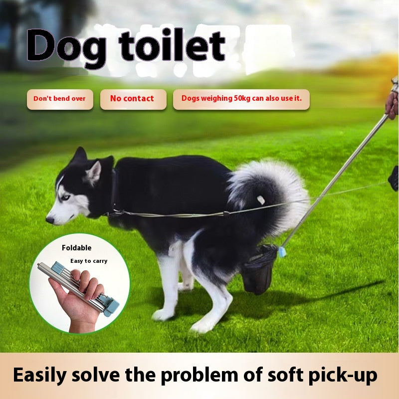 Dog Waste Bag Dispenser with Pickup Stick Option, for dogs.