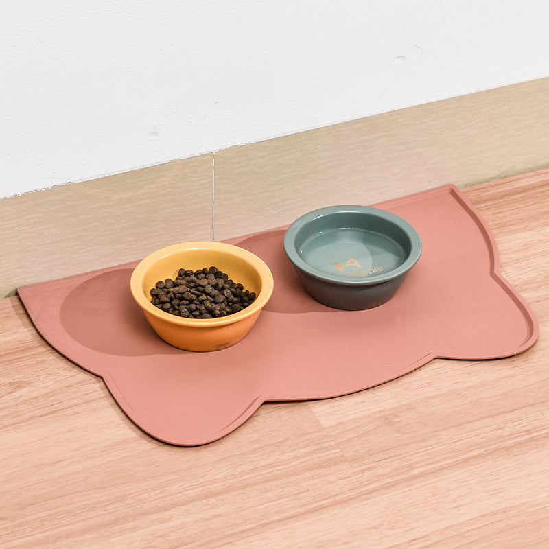 Silicone Anti-Skid Feeding Mat for Cats and Dogs