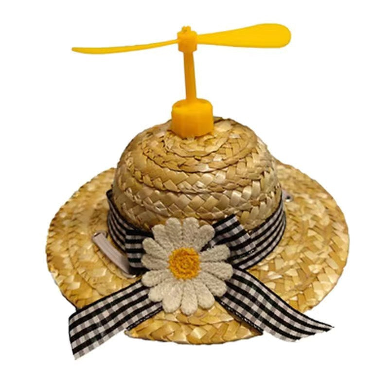 Decorative Pet Hat in Fun Prints, Sized S or M, for dogs.