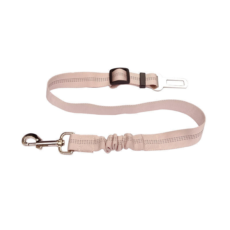 Cushioned Reflective Dog Car Seat Belt, Adjustable