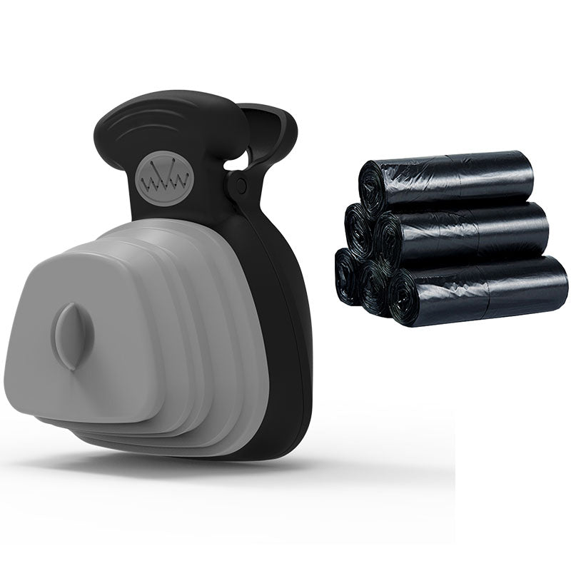 Foldable Poop Scooper with Bag Dispenser for Dogs