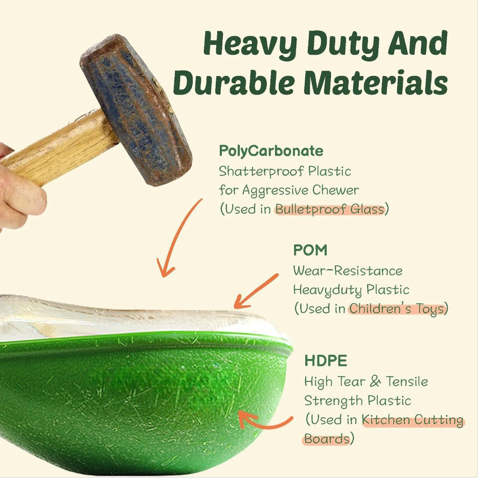 Avocado-Shaped Anti-Tip Feeding Bowl for Pets