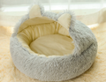 Semi-Closed Plush Pet Nest, for cats and dogs.