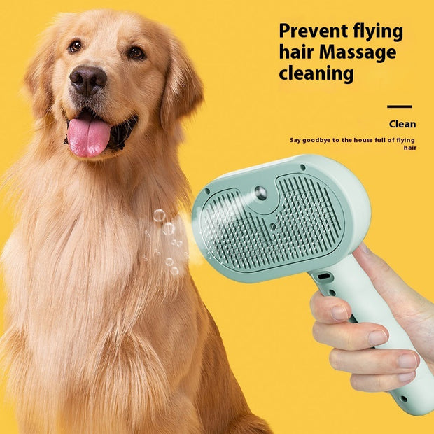 Spray Pin Brush for Cats & Dogs – Detangling Grooming Comb – lifestyle photo